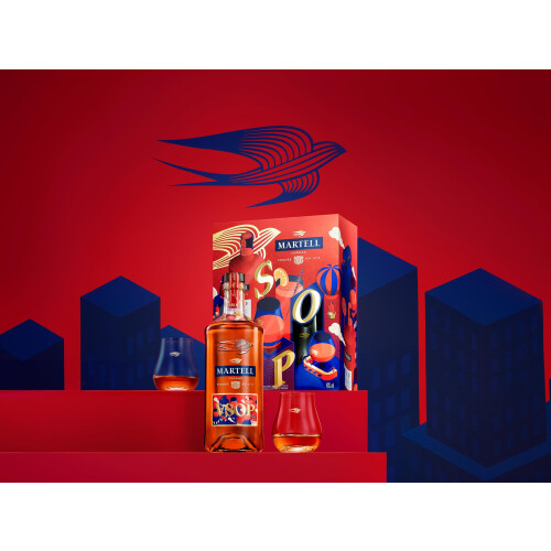 Martell VSOP Cognac Glasses Gift Set, 70 2