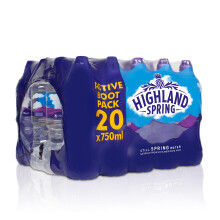 Highland Spring Still Spring Water 20 x 750ml Sports