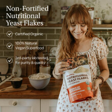 LOOV Organic NonFortified Nutritional Yeast Flakes Toasted Unfortified