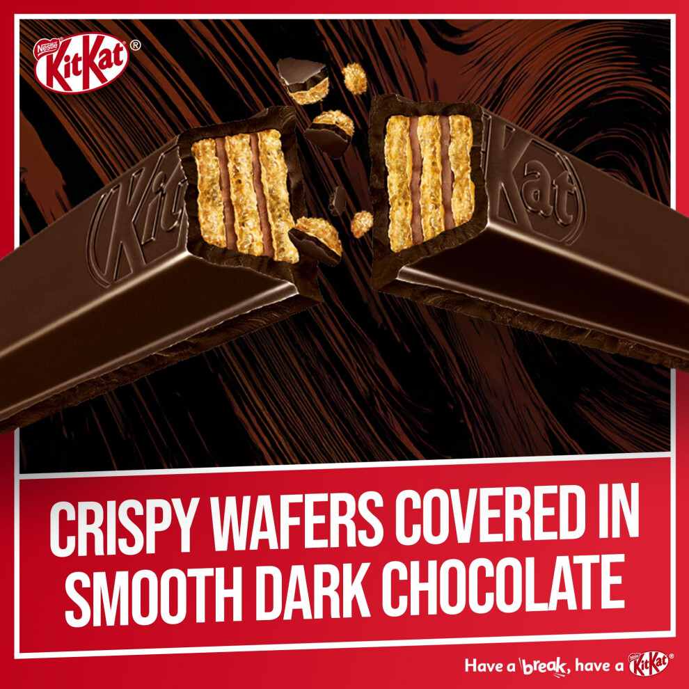 Kitkat 2 Finger Dark Chocolate Biscuit Bars – 8 Pack 8 X 207 G Crisp