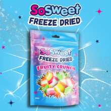 SoSweet Freeze Dried Sweets – Fruity Crunch 50g Intense Flavour Cris