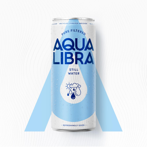 Aqua Libra Still Water, 330 ml, Pack of 24 2