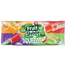 Fruit Shoot No Added Sugar Squeezy Ice Pops PACK OF 3 ie 36 x 45ml Fr