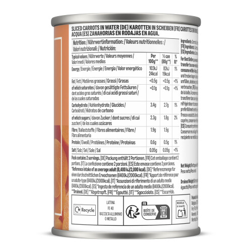 by Amazon Sliced Carrots In Water, 300g 2