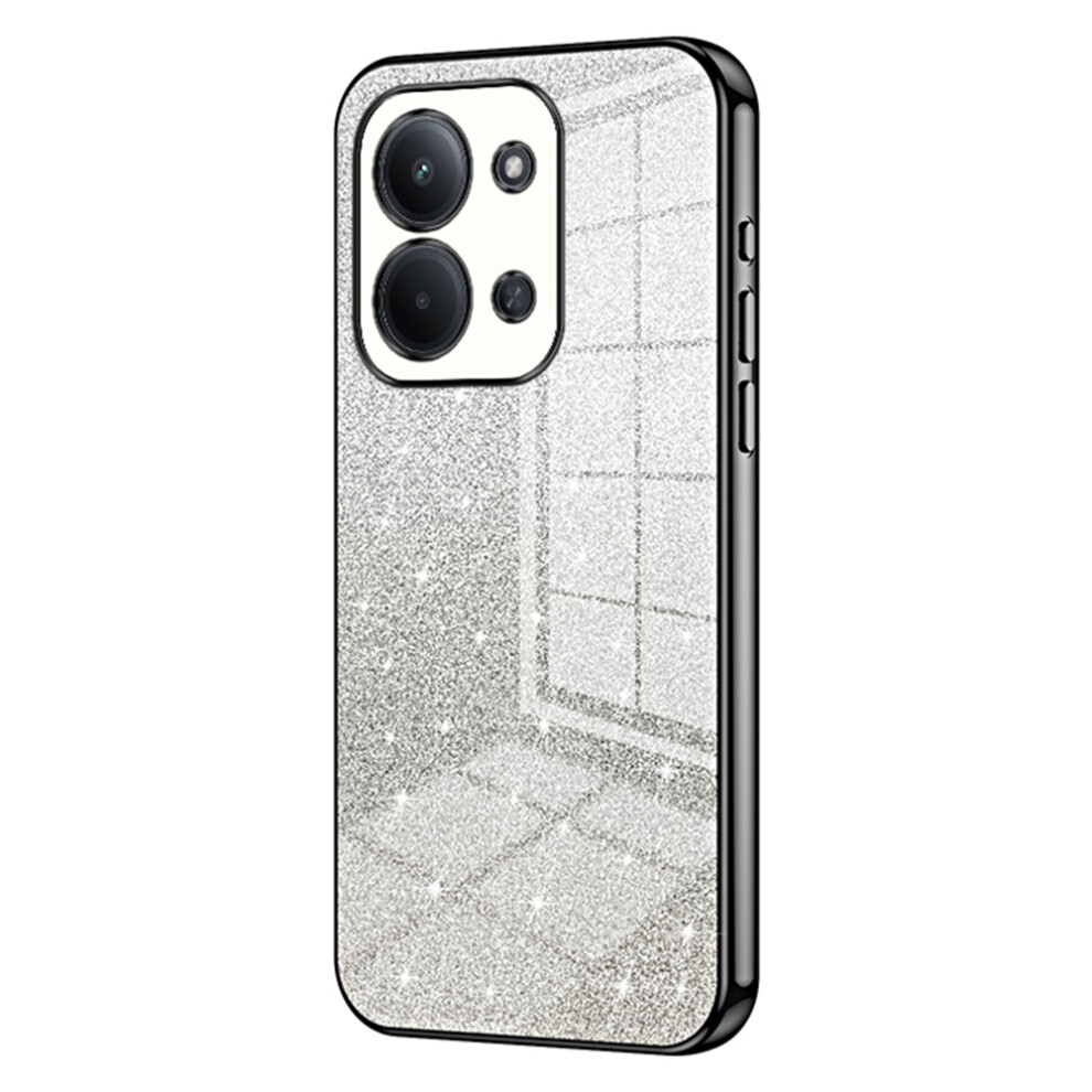 (Black) For Xiaomi Redmi 15C 4G (Global) (171Mm) / Poco C85 4G (171Mm) Case Electroplating Gradient Glitter Tpu Phone Cover Black 6914293199577