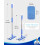 MR.SIGA Professional Microfibre floor Mop for Hardwood, Laminate, 2