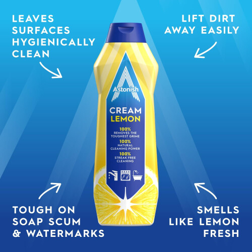 Astonish Astonish Multipurpose Cream Cleaner Lemon Fresh Scent Multipack Streak 1