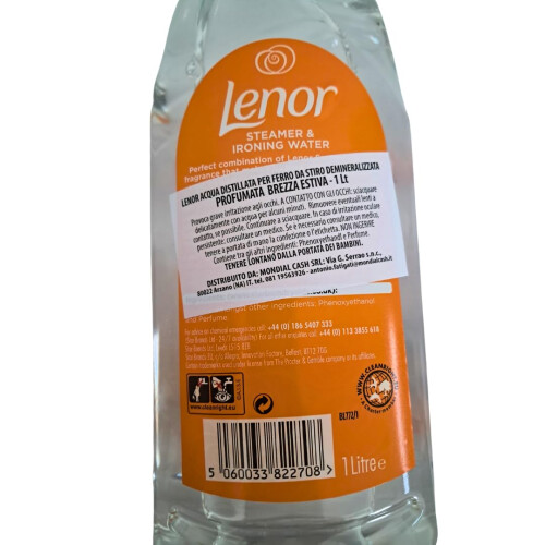 Lenor Lenor Steamer & Ironing Water Summer Breeze 1 2