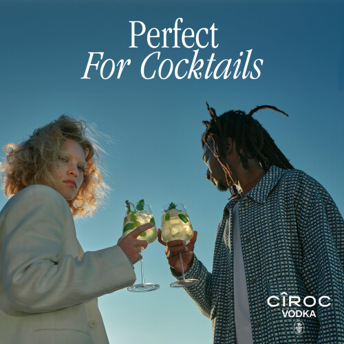 Cîroc Premium Vodka | 40% vol | 70cl | Distilled 5 Times | 2