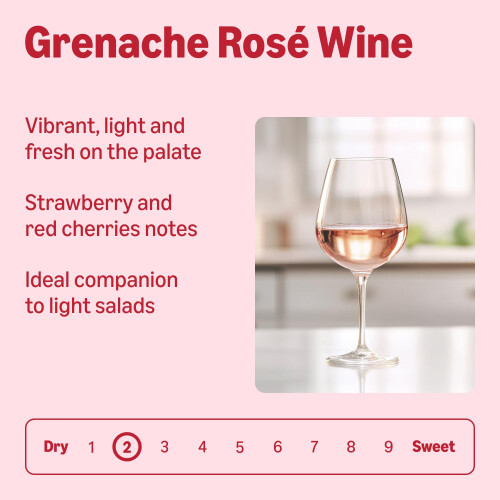 by Amazon Grenache Rose Wine, 3L Bag in a Box, 1 Pack 1