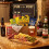 Serious Pig Beer Gift Set with 4 Lagers, 10 Pub Snacks, Glassware, 3