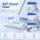 Sweeper Mop Auto Clamp with 7in Wide Microfibre Mop Head, Mini Mop 5