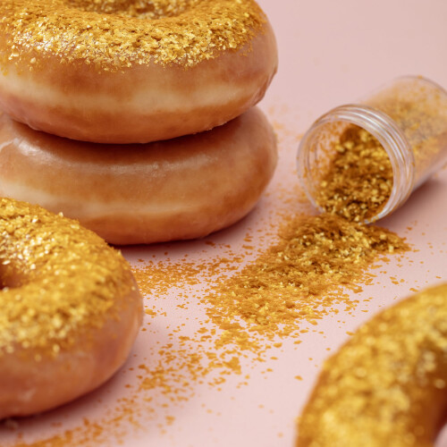 PME Cake Edible Gold Glitter Flakes - 1
