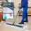 Masthome Industrial Mop,105cm Wide 360 Rotatable Flat Mops with 2 2