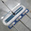 Masthome Industrial Mop,105cm Wide 360 Rotatable Flat Mops with 2 2