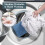 Masthome Industrial Mop,105cm Wide 360 Rotatable Flat Mops with 2 5
