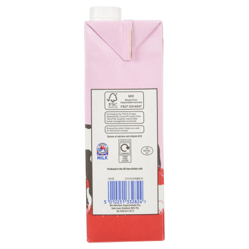 Morrisons British UHT Skimmed Milk, 6 x 1