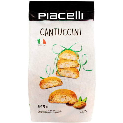 Piacelli Italian Biscuit Selection - Amaretti (200g) & Cantuccini 2