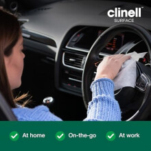 Clinell Universal Biodegradable Disinfectant Wipes – 6 Packs of 140 Wi