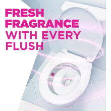 Harpic Hygienic Fresh Sticker Adhesive Toilet Block Floral Pack 4 x 4
