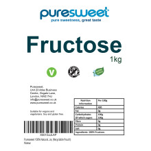 Fructose Powder 1kg by Puresweet 100 Natural Low Glycemic Index Great