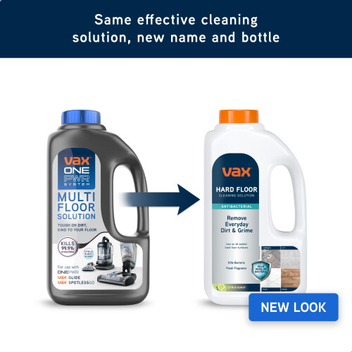 Vax Vax 1l Hard Floor Antibacterial Cleaning Solution, Citrus Burst Scent 1
