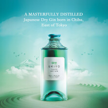 UKIYO Tokyo Dry Japanese Craft Gin Classic Yuzu Milan and Sakura