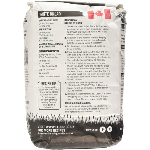 Marriages Very Strong 100% Canadian White Flour - Pack Size = 1