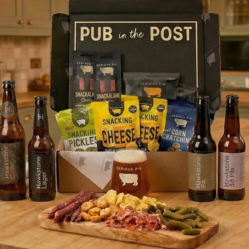 Serious Pig + Hawkstone Gift Set with Glassware and Gourmet Pub 2