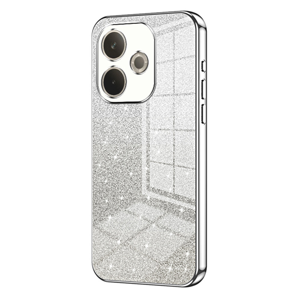 (Silver) Phone Case For Oppo A5 Pro 4G (Global) / A5 Pro 5G (Global) / A5 Energy 5G (China) Electroplating Gradient Glitter Tpu C Silver 6914291874063