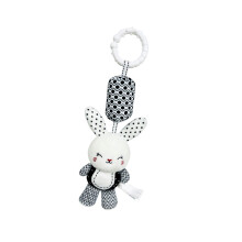 Newborns Visual Stimulation Plush Toy Hanging Rattle for Stroller Crib Bed Decors R