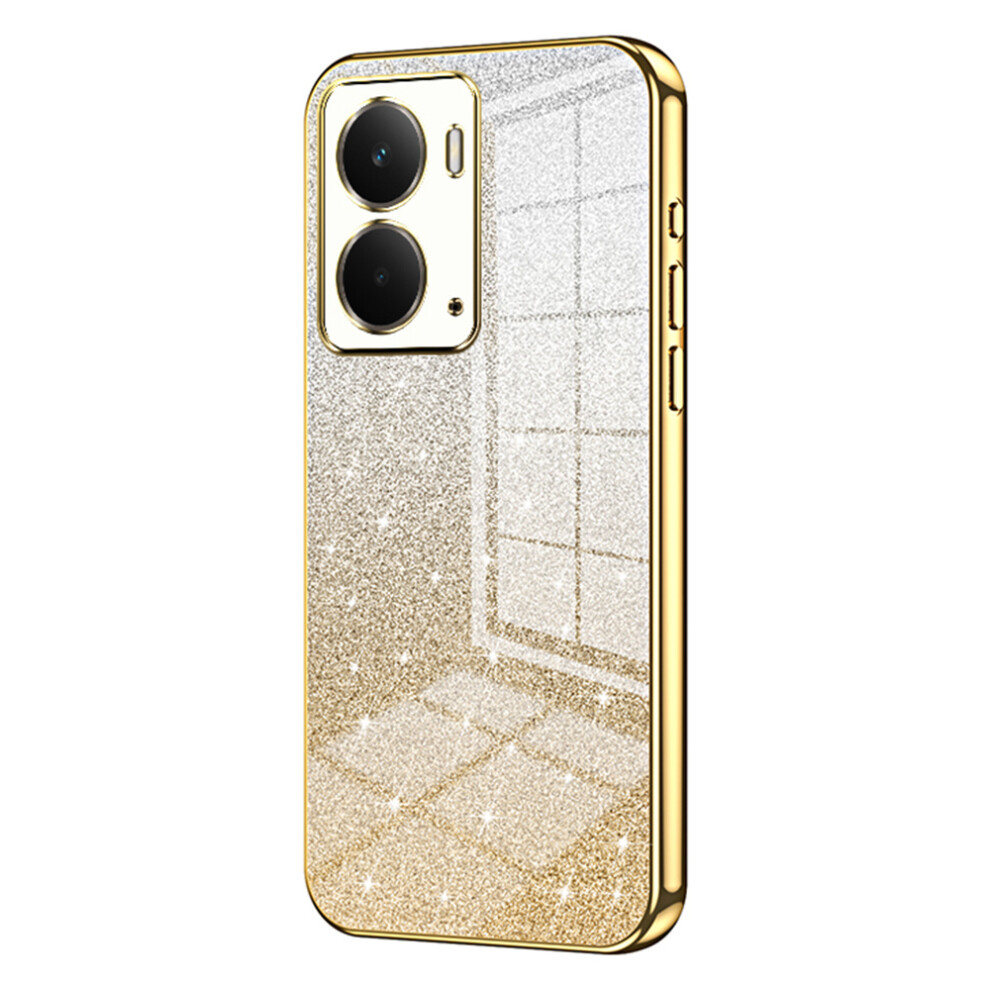 (Gold) For Realme Neo7x 5G Case Electroplating Gradient Glitter Tpu Phone Cover Gold 6914298668764