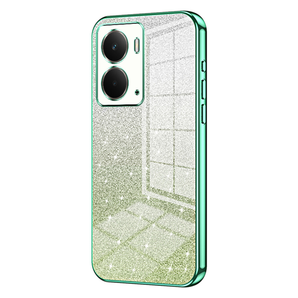 (Green) For Realme Neo7x 5G Case Electroplating Gradient Glitter Tpu Phone Cover Green 6914292640384