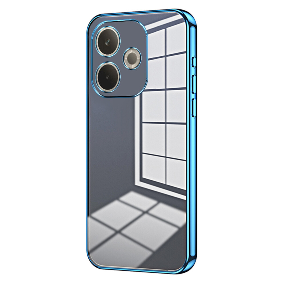 (Blue) Phone Case For Oppo A5 Pro 4G (Global) / A5 Pro 5G (Global) / A5 Energy 5G (China) Electroplating Frame Soft Tpu Cover Blue 6914296547641