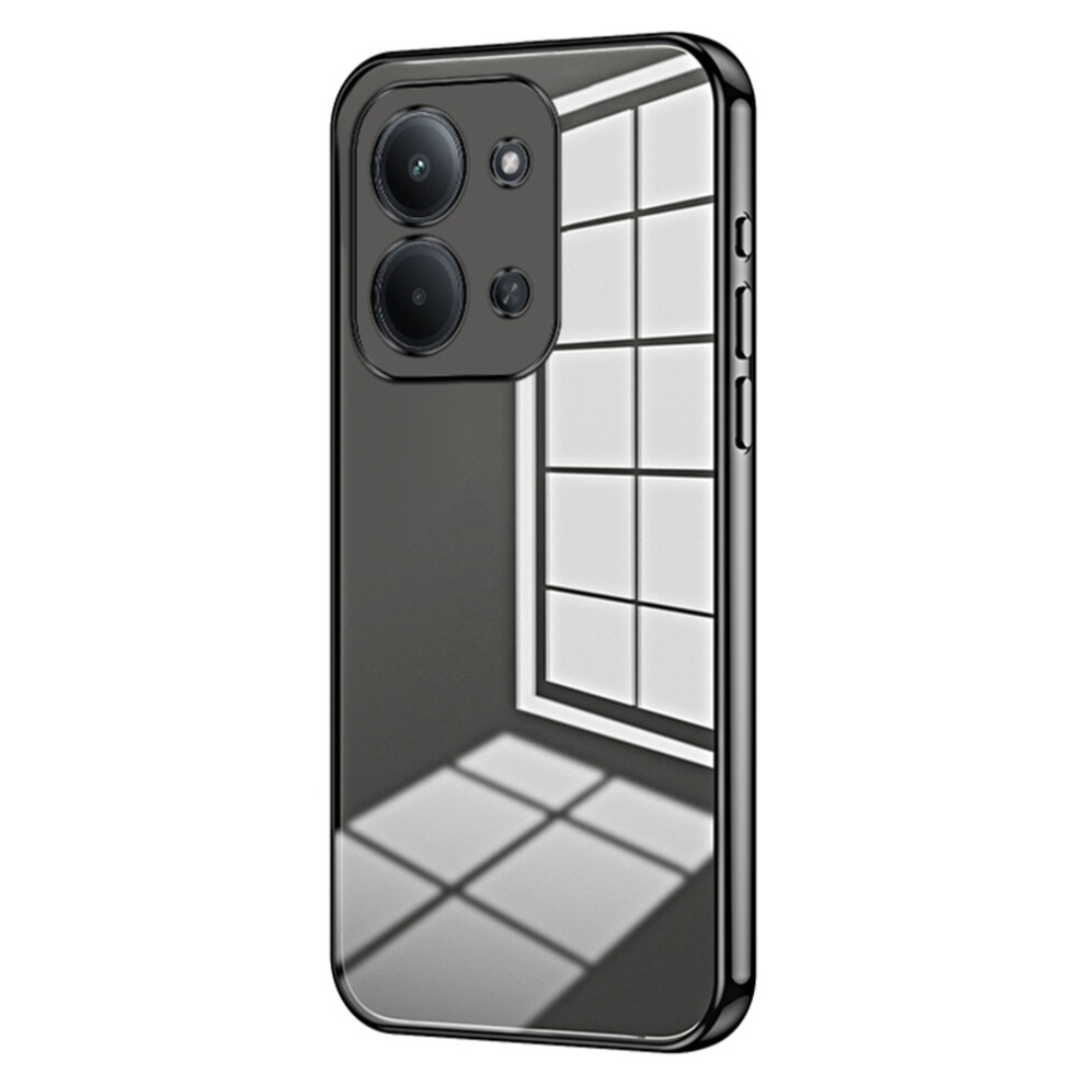(Black) For Xiaomi Redmi 15C 4G (Global) (171Mm) / Poco C85 4G (171Mm) Case Electroplating Frame Soft Tpu Phone Cover Black 6914298029404