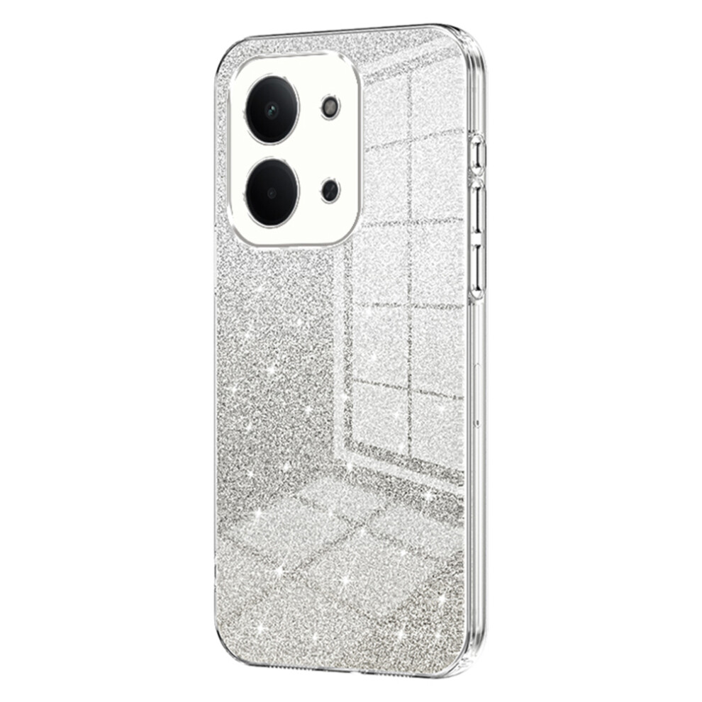 (Transparent) For Xiaomi Redmi 15C 4G (Global) (171Mm) / Poco C85 4G (171Mm) Case Electroplating Gradient Glitter Tpu Phone Cover 6914296518498