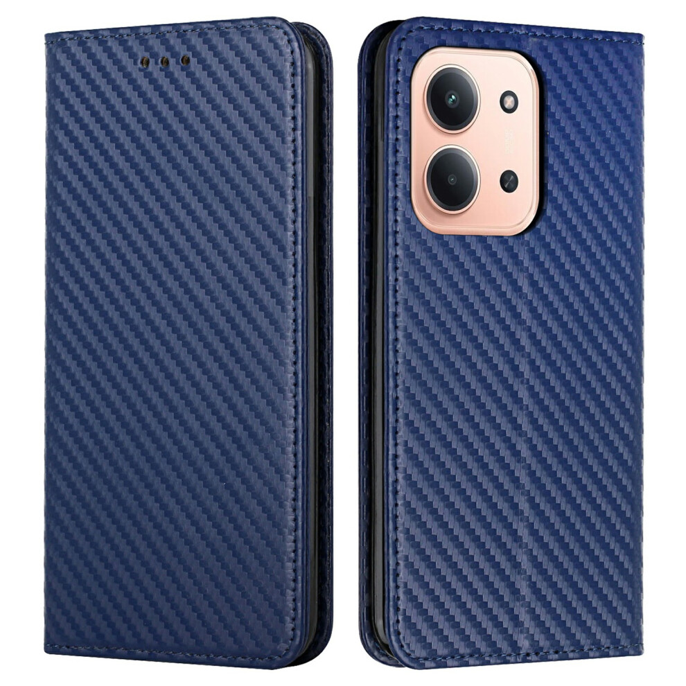 (Blue) For Xiaomi Redmi 15C 4G (Global) (171Mm) / Poco C85 4G (171Mm) Case Leather Flip Phone Cover Stand Strong Magnetic Closu Blue 6914295794305