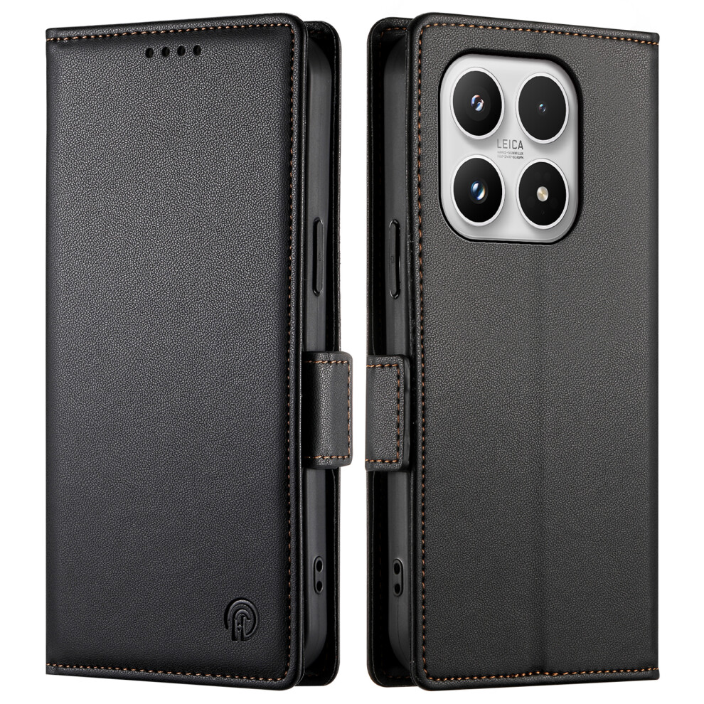 (Black) For Xiaomi 17 Stand Case Pu Leather Wallet Phone Cover Black 6914290820498