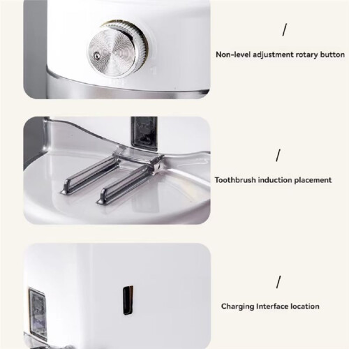 Automatic Toothpaste Squeezer - Hands-Free, Wall-Mounted, Removable, Punch-Free for Easy Bathroom Organization 2
