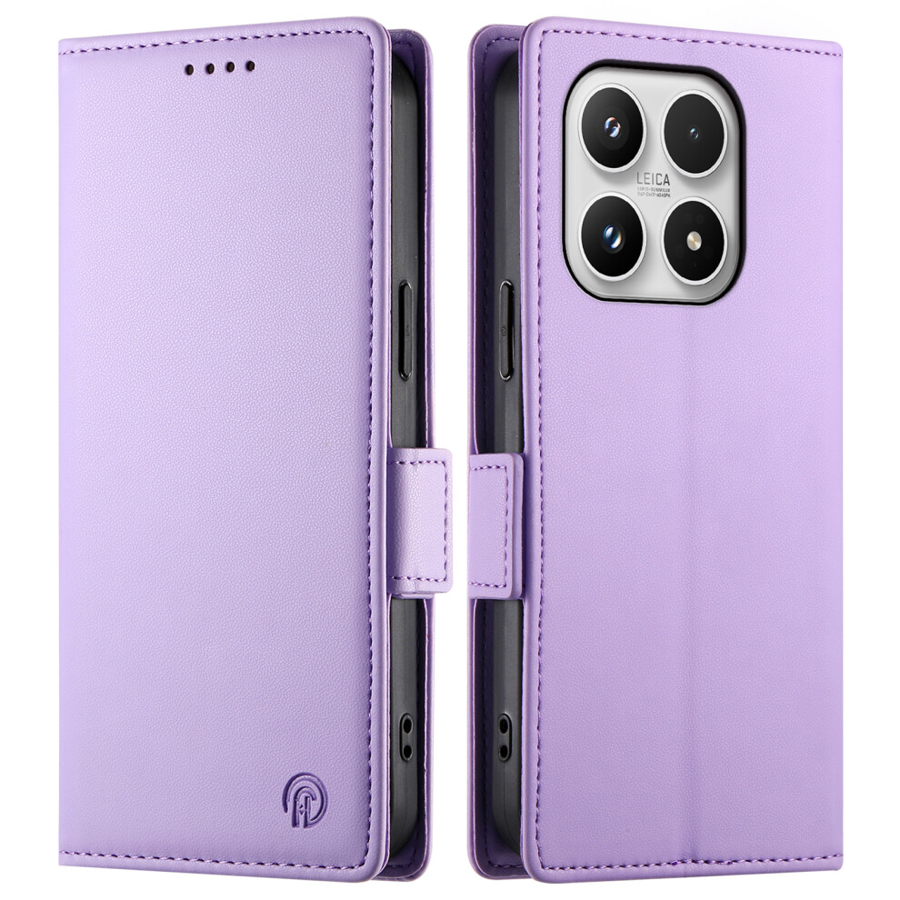 (Purple) For Xiaomi 17 Stand Case Pu Leather Wallet Phone Cover Purple 6914295137225