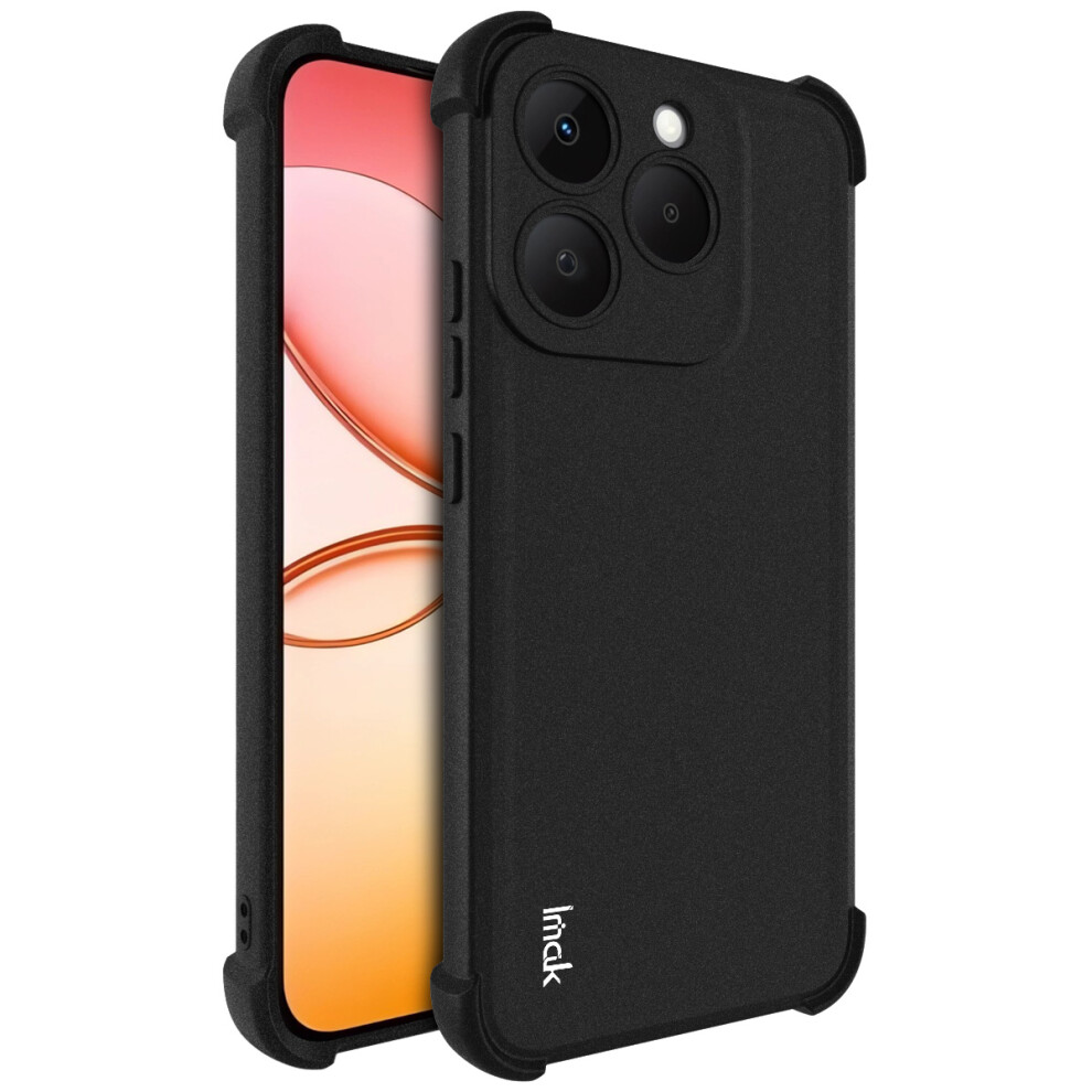 (Matte ) Imak For Realme 15T 5G Case Tpu Phone Cover Airbag Shockproof Protection Black 6914297487472