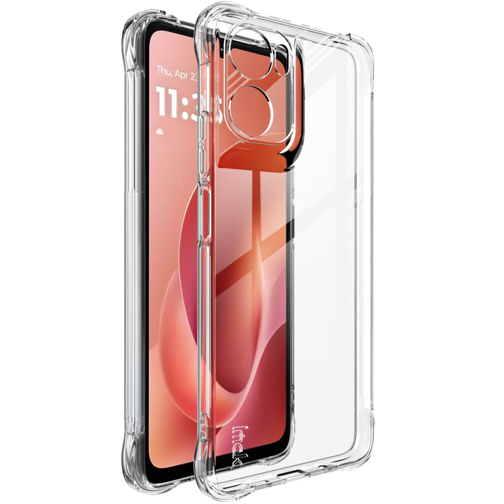 (Transparent) Imak For Motorola Moto G06 Power 4G / G06 4G Case Tpu Phone Cover Airbag Shockproof Protection 6914296621976