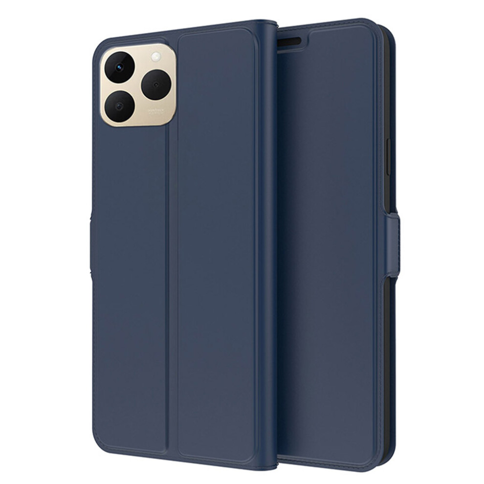 (Blue) For Realme 15T 5G Case Shockproof Tpu Inner Shell Leather Phone Cover Card Slot Blue 6914295030588
