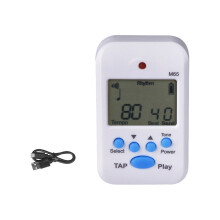 LCD Digital Rhythm Metronome Professional Clip on LCD Digital Metronome White