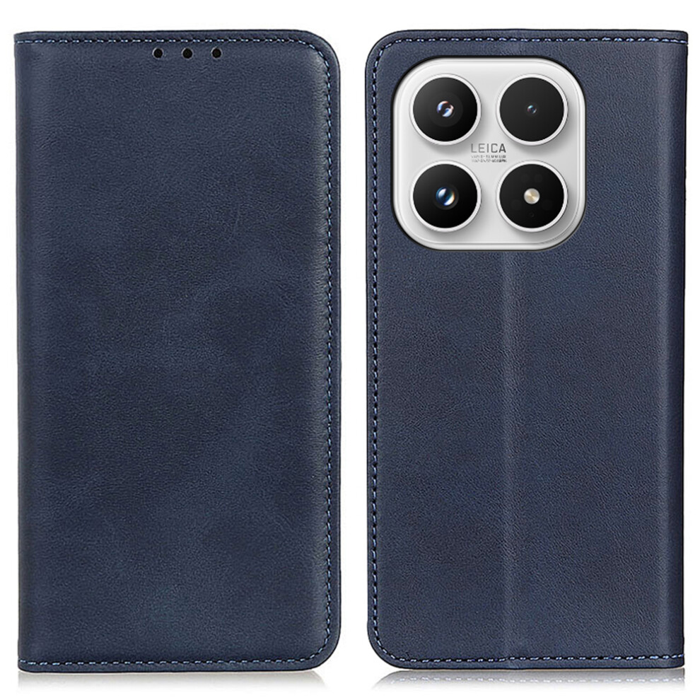 (Blue) For Xiaomi 17 Case Split Leather Flip Wallet Phone Cover Blue 6914293698834