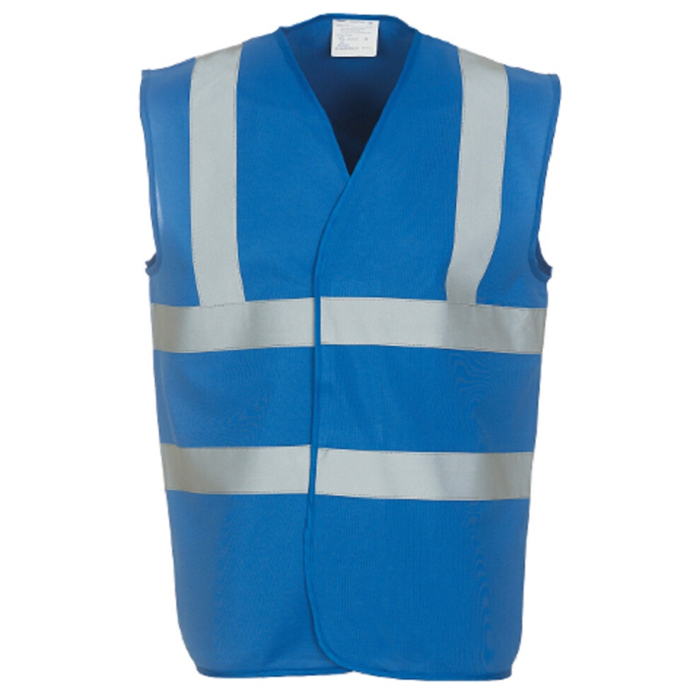 (Xl, Royal Blue) Yoko Mens High-Vis Waistcoat 5063425314690