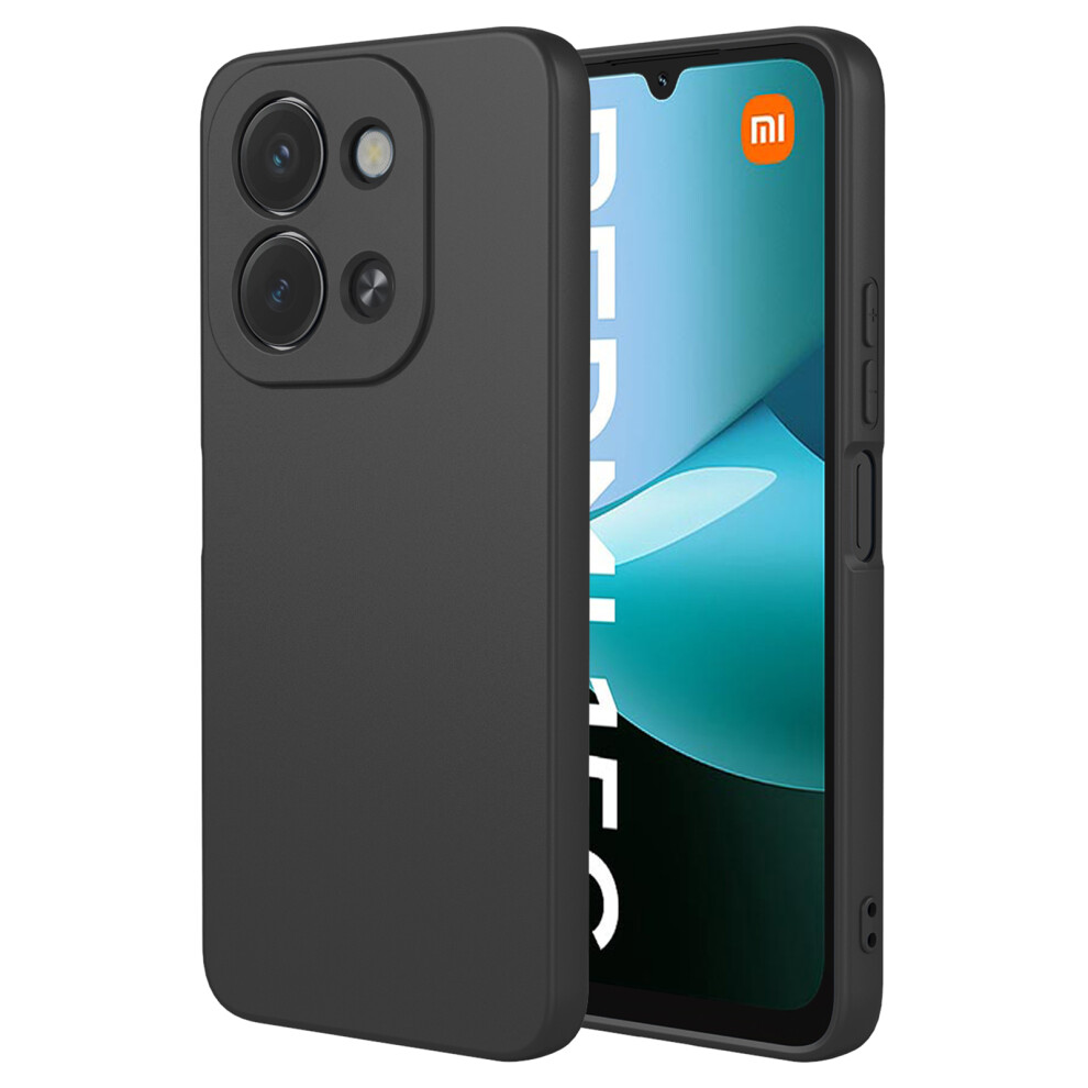 (Black) Soft Tpu Case For Xiaomi Redmi 15C 4G (Eu) (173Mm) / 15C 5G (Eu) (173Mm) / Poco C85 4G (173Mm) Liquid Silicone Feel Prot Black 6914299797333
