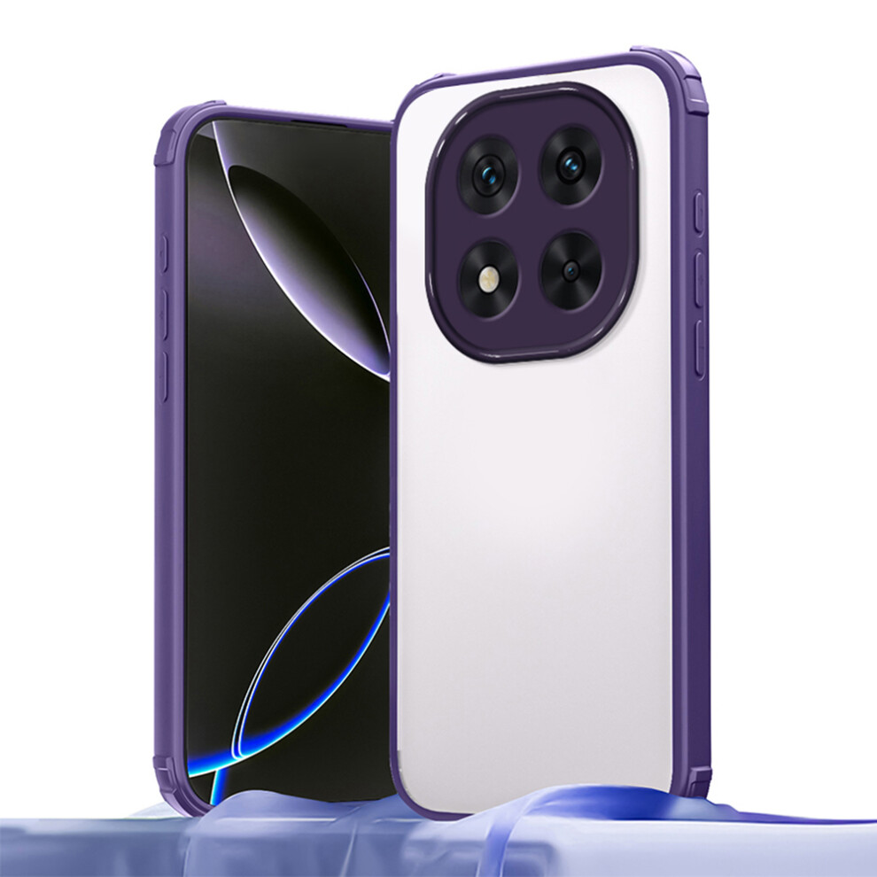 (Purple) Phone Case For Xiaomi Redmi Note 14 Pro 5G / Note 14 Pro+ 5G / Poco X7 5G Reinforced Corner Shockproof Tpu + Acrylic Cov Purple 6914296598582