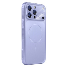 (Lilac Purple) For iPhone 17 Pro Max Case Compatible with MagSafe Full Protection Matte Skin Feel PC + TPU Phone Cover