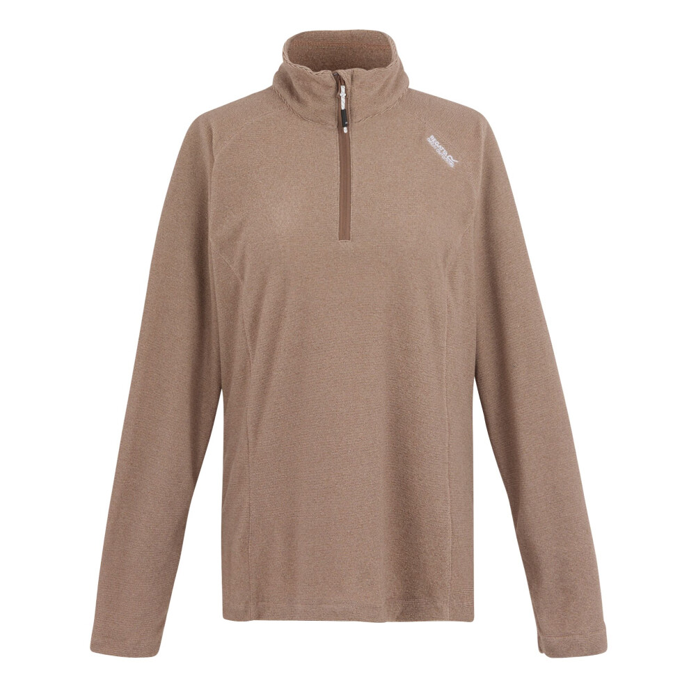 Regatta (20 Uk, Mocha) Great Outdoors Womens/Ladies Montes Half Zip Fleece Top Multicoloured